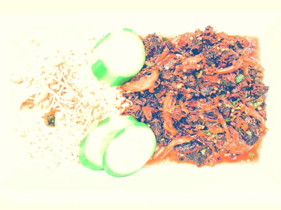 Buff Sukuti — Momo & Nepali Specials at Hot 'N Spicy Restaurant & Bar, Fairfield, OH