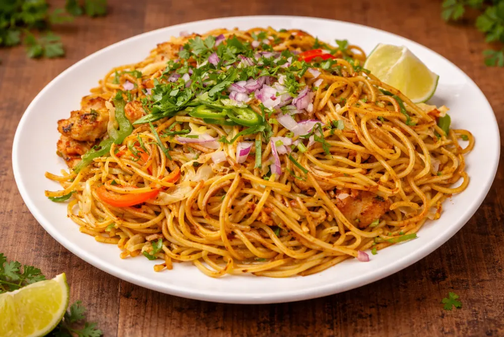 Comb Chowmein — Noodles at Hot 'N Spicy Restaurant & Bar, Fairfield, OH