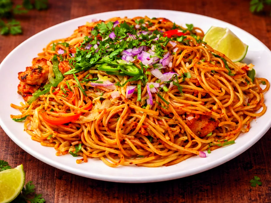 Comb Chowmein — Noodles at Hot 'N Spicy Restaurant & Bar, Fairfield, OH