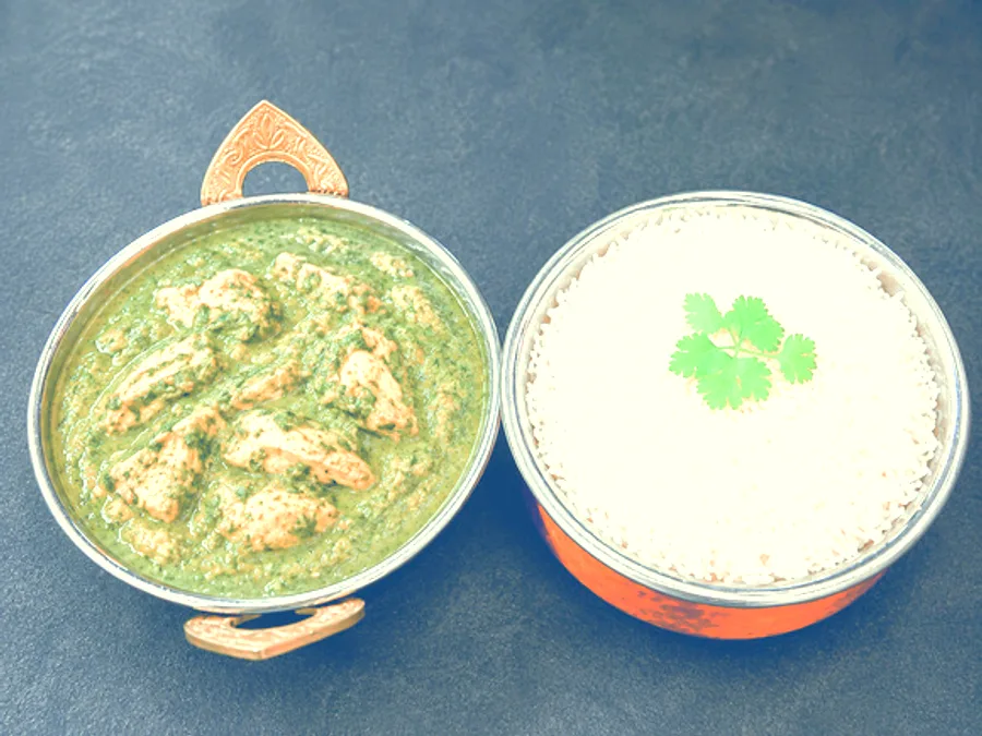 Lamb Saag — Curry at Hot 'N Spicy Restaurant & Bar, Fairfield, OH