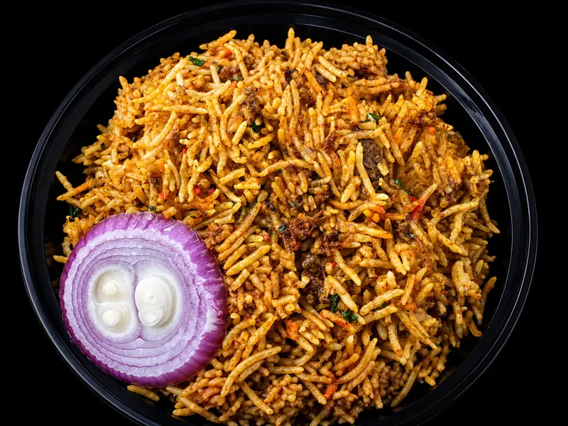 Mutton Biryani — Biryani at Hot 'N Spicy Restaurant & Bar, Fairfield, OH