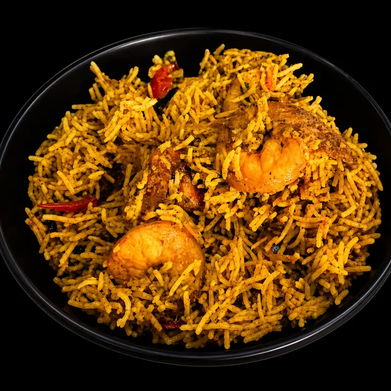Shrimp Biryani — Biryani at Hot 'N Spicy Restaurant & Bar, Fairfield, OH